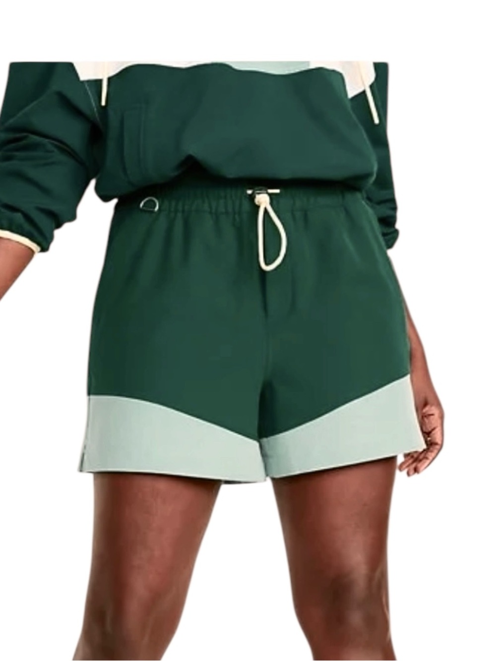 Old Navy High-Waisted StretchTech Water-Repellent Shorts, Green, Size XS